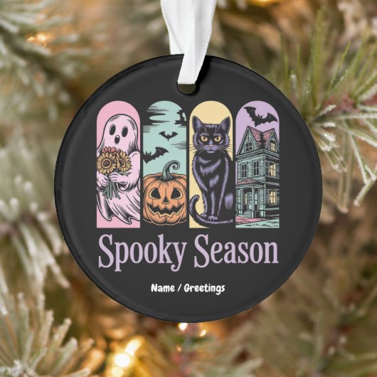 ヴィンテージハロウィンホラー不気味シーズンかわいい不気味 オーナメント (ツリー)