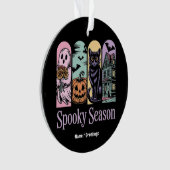 ヴィンテージハロウィンホラー不気味シーズンかわいい不気味 オーナメント (正面)