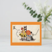 ヴィンテージハロウィンホリデーポストカード シーズンポストカード (スタンド正面)