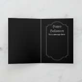 ヴィンテージハロウィンホリデー追加メッセージカード カード (内部)