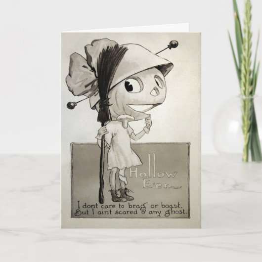 ヴィンテージハロウィンボーストカード   シーズンカード (正面)