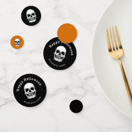 ヴィンテージハロウィン不気味スカル紙吹雪 コンフェッティ