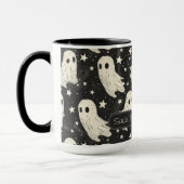 ヴィンテージハロウィン不気味幽霊&スターカスタムズ マグカップ (左)