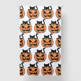 ヴィンテージハロウィン不気味猫パタパーソナライズされたーン