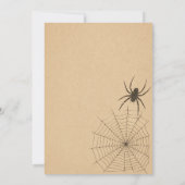 ヴィンテージハロウィン招待状テンプレート 招待状 (裏面)