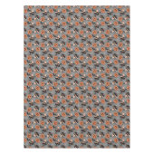 ヴィンテージハロウィン猫とカボチャ柄 テーブルクロス (正面)