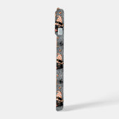 ヴィンテージハロウィン猫とカボチャ柄 iPhone 15ケース (左側面)