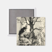 ヴィンテージハロウィン磁石 マグネット (正面/裏面)