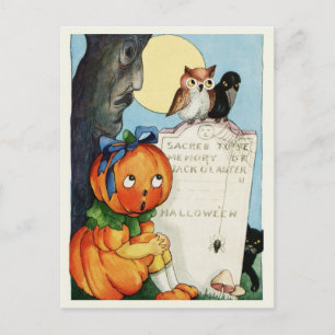 ヴィンテージハロウィン葉書 ポストカード