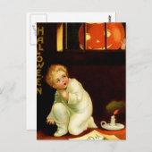 ヴィンテージハロウィン葉書 ポストカード (正面/裏面)