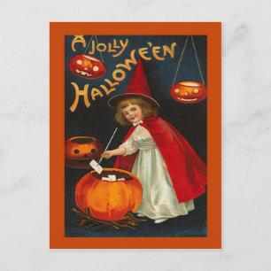 ヴィンテージハロウィン葉書 ポストカード