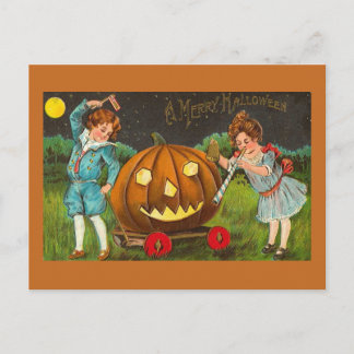 ヴィンテージハロウィン葉書 ポストカード