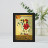 ヴィンテージハロウィン葉書 ポストカード (スタンド正面)