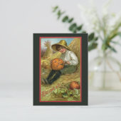 ヴィンテージハロウィン葉書 ポストカード (スタンド正面)