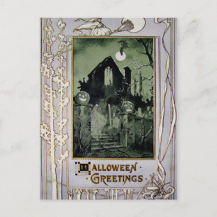 ヴィンテージハロウィン葉書 ポストカード