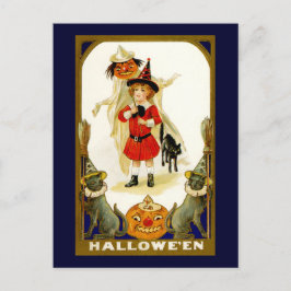 ヴィンテージハロウィン葉書 ポストカード