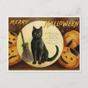 ヴィンテージハロウィン葉書 ポストカード