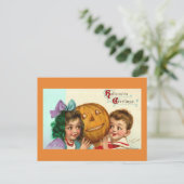 ヴィンテージハロウィン葉書 ポストカード (スタンド正面)