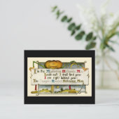 ヴィンテージハロウィン葉書 ポストカード (スタンド正面)