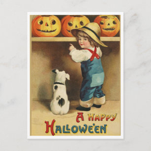 ヴィンテージハロウィン葉書 ポストカード
