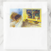 ヴィンテージハロウィン葉書 長方形シール (バッグ)