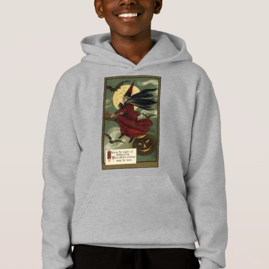 ヴィンテージハロウィン魔女と猫 (正面)