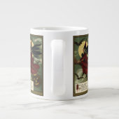 ヴィンテージハロウィン魔女と猫 ジャンボコーヒーマグカップ (裏面)