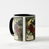 ヴィンテージハロウィン魔女と猫 マグカップ (正面左)