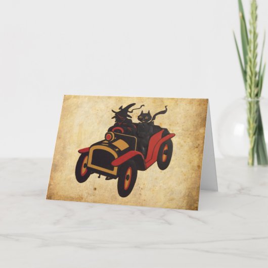 ヴィンテージハロウィン カード (正面)