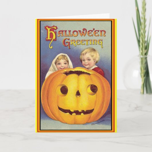 ヴィンテージハロウィン カード (正面)