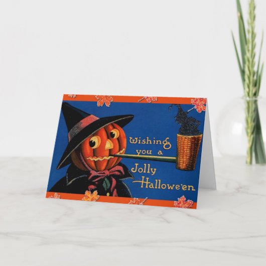 ヴィンテージハロウィン カード (正面)