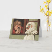 ヴィンテージハロウィン・スカード カード (黄色い花)