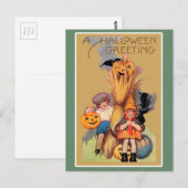 ヴィンテージハロウィン ポストカード (正面/裏面)