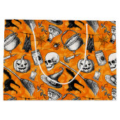 ヴィンテージハロウィン ラージペーパーバッグ (裏面)