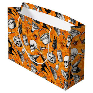 ヴィンテージハロウィン ラージペーパーバッグ