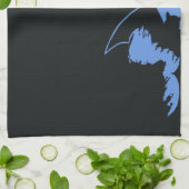 ヴィンテージハロウィン、怖い幽霊のよく出る家、魔女 キッチンタオル (折り畳み)