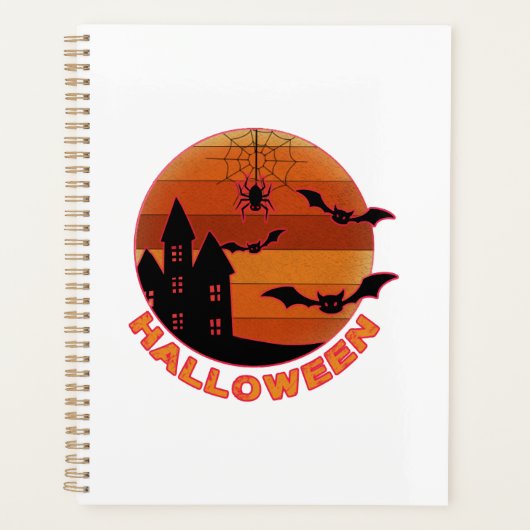 ヴィンテージハロウィンTシャツ プランナー手帳 (正面)