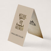 ヴィンテージハロウィーンかわいこちゃん-おもしろい引用文 名刺 (裏面)