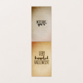 ヴィンテージハロウィーンかわいこちゃん-おもしろい引用文 名刺 (内部フラット)