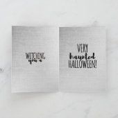 ヴィンテージハロウィーンかわいこちゃんno4 -おもしろい引用文 カード (内部)