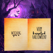 ヴィンテージハロウィーンかわいこちゃんno6 -おもしろい引用文 カード