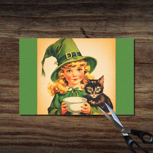 ヴィンテージハロウィーンかわいこちゃんno7 薄葉紙