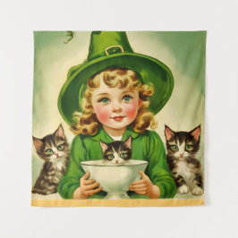 ヴィンテージハロウィーンかわいこちゃんno9 タペストリー