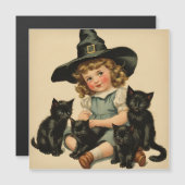 ヴィンテージハロウィーンかわいこちゃんno 2 – 磁気カード (正面/裏面)