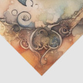 ヴィンテージハロウィーンのカボチャのちょうちんパンプキンデクページ紙 薄葉紙 (詳細)