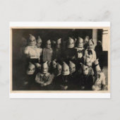 ヴィンテージハロウィーンのコスチューム写真(アイルランド) ポストカード (正面)