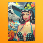 ヴィンテージハロウィーンのピンアップ 薄葉紙