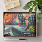 ヴィンテージハロウィーンのピンアップ 薄葉紙 (ギフト)