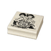 ヴィンテージハロウィーンの子供たちJack O'Lantern ラバースタンプ (スタンプ)