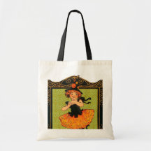 ヴィンテージハロウィーンの子供の衣装の魔女トリックトリート